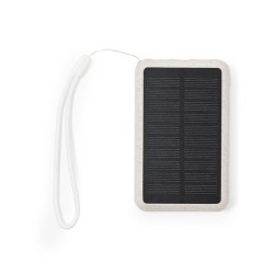 Batterie Solaire Personnalisable - Power Bank Dawson Matières : ABS Couleurs : naturel objet promotionnel éco-responsable