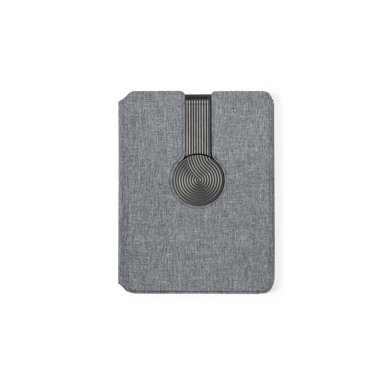 Bloc Notes Multifonction Éco-responsable avec Chargeur et Papeterie Morrison Matières : PET recyclé Couleurs : gris objet public