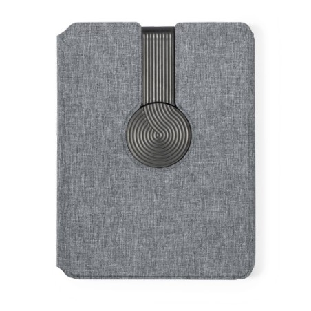 Bloc Notes Multifonction Éco-responsable avec Chargeur et Papeterie Morrison Matières : PET recyclé Couleurs : gris objet public