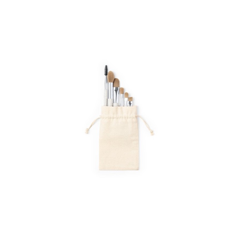 Set Éco-responsable et Pratique de Broches de Maquillage Kurt Matières : polypropylène (PP) personnalisable avec votre logo