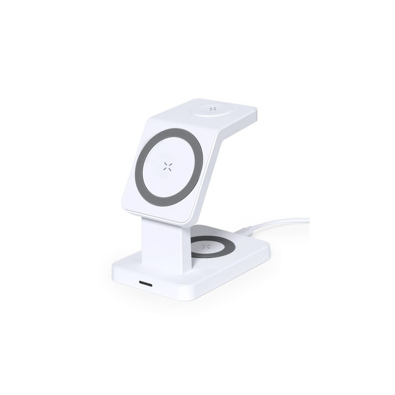 Chargeur sans fil personnalisé 15W - Krastop Couleurs : blanc livraison express 24h 48h