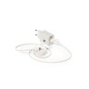 Set de Chargeurs Éco-responsables Personnalisés USB Pylot Matières : ABS Couleurs : naturel marquage laser ultra précis