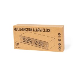 Horloge Multifonction Éco-responsable Personnalisée - Barret Matières : coton recyclé Couleurs : marron livraison express 24h 48