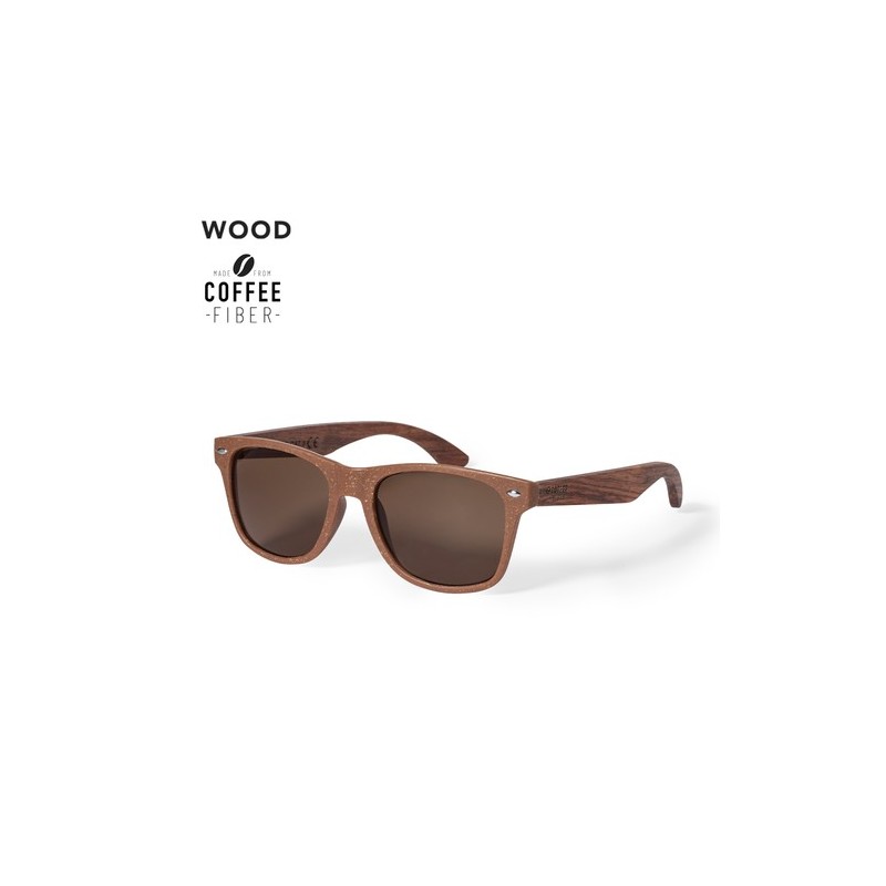 Lunettes de soleil s personnalisées avec protection UV - Prakay Matières : bois