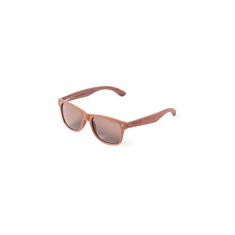 Lunettes de soleil s personnalisées avec protection UV - Prakay Matières : bois personnalisable avec votre logo