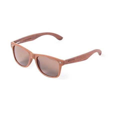 Lunettes de soleil s personnalisées avec protection UV - Prakay Matières : bois goodies publicitaire événementiel