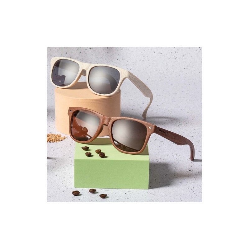 Lunettes de soleil s personnalisées avec protection UV - Prakay Matières : bois impression haute définition