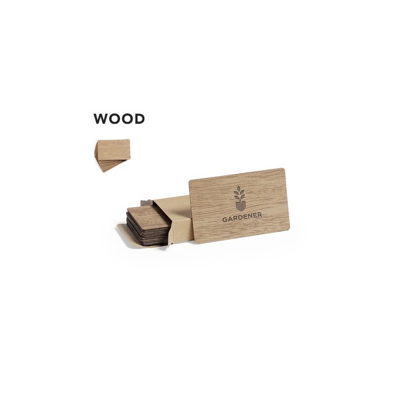 Set de Cartes Inary en Bois Naturel