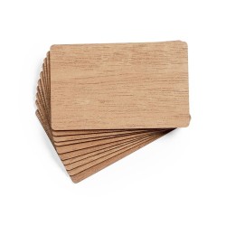 Cartes de Visite Éco-responsables Personnalisées Inary - Pas Cher Matières : bois 2