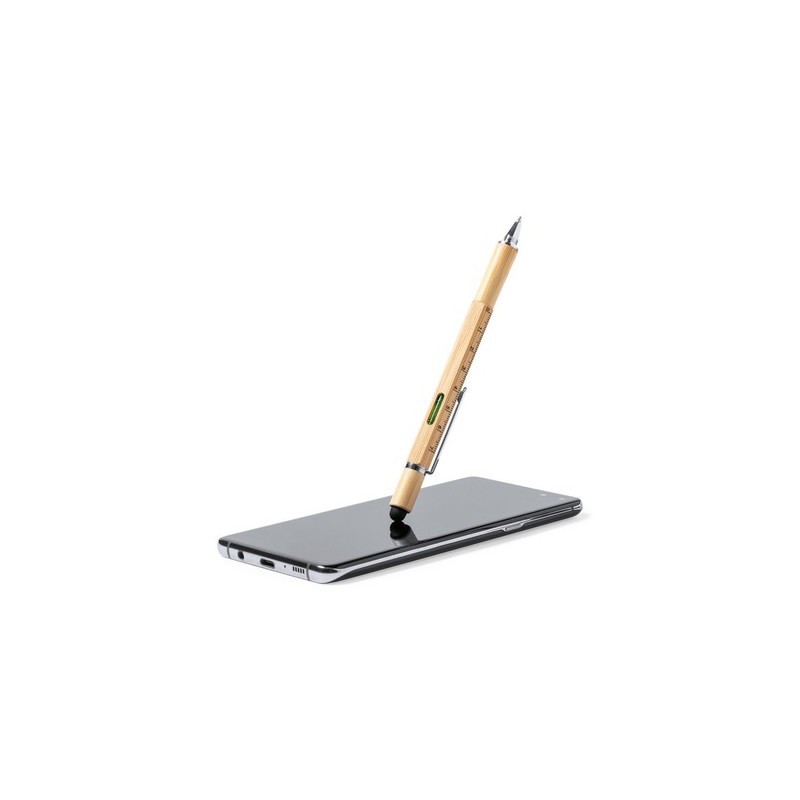 Stylo Éco-responsable Multifonction Personnalisé pas cher Rakars Matières : bambou marquage laser ultra précis