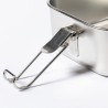 Gamelle Personnalisée en Acier Inoxydable Recyclé Vickers pas cher Matières : bambou marquage laser ultra précis