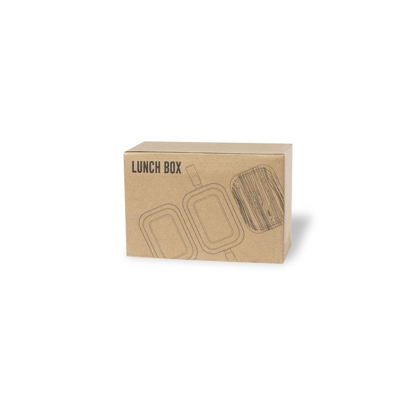 Gamelle Personnalisée en Acier Inoxydable Recyclé Vickers pas cher Matières : bambou livraison express 24h 48h