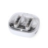 Écouteurs Bluetooth Ergonomiques Personnalisés pas chers - Webex Couleurs : blanc marquage laser ultra précis
