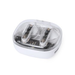 Écouteurs Bluetooth Ergonomiques Personnalisés pas chers - Webex Couleurs : blanc personnalisation rapide en France