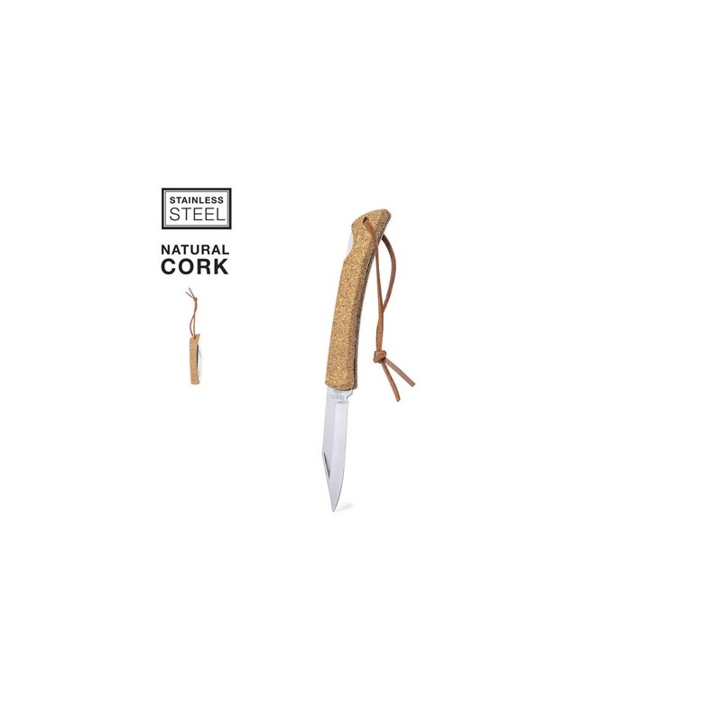 Couteau de Poche Personnalisé - Sarper Matières : liège