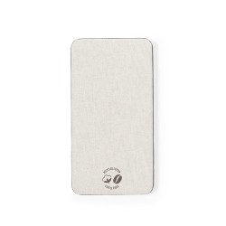 Batterie Éco-responsable Personnalisée 5000 mAh - Power Bank Mayer Matières : coton recyclé Couleurs : marron