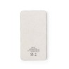 Batterie Éco-responsable Personnalisée 5000 mAh - Power Bank Mayer Matières : coton recyclé Couleurs : marron marquage laser ult