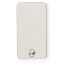 Batterie Éco-responsable Personnalisée 5000 mAh - Power Bank Mayer Matières : coton recyclé Couleurs : marron cadeau collaborate