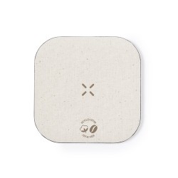 Chargeur Éco-responsable et Pratique Personnalisé pas cher - Griffin Matières : coton recyclé Couleurs : marron