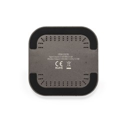 Chargeur Éco-responsable et Pratique Personnalisé pas cher - Griffin Matières : coton recyclé Couleurs : marron marquage laser u
