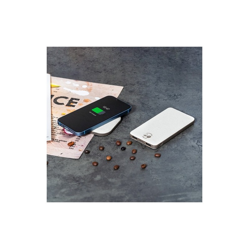 Chargeur Éco-responsable et Pratique Personnalisé pas cher - Griffin Matières : coton recyclé Couleurs : marron livraison expres