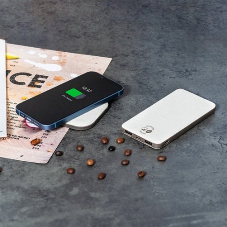 Chargeur Éco-responsable et Pratique Personnalisé pas cher - Griffin Matières : coton recyclé Couleurs : marron livraison expres
