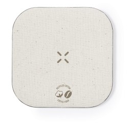 Chargeur Éco-responsable et Pratique Personnalisé pas cher - Griffin Matières : coton recyclé Couleurs : marron personnalisation
