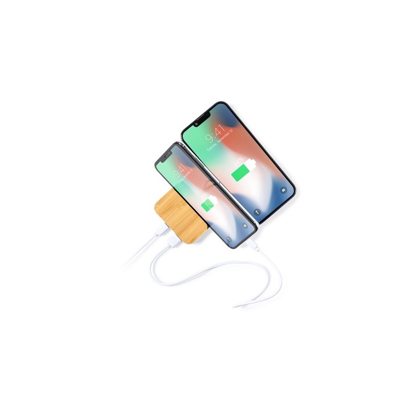 Power Bank Dralia : Chargeur Multifonction en Bambou