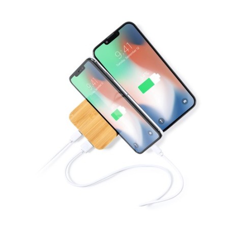 Power Bank Dralia : Chargeur Multifonction en Bambou