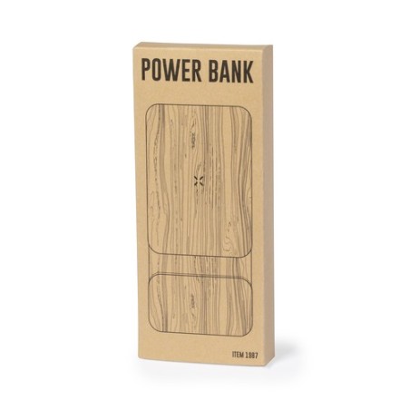 Power Bank Dralia : Chargeur Multifonction en Bambou