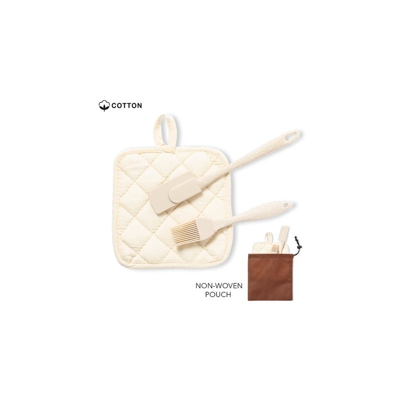 Set Pratiques et Élégants d'Ustensiles de Cuisine Personnalisé Marduk Matières : silicone