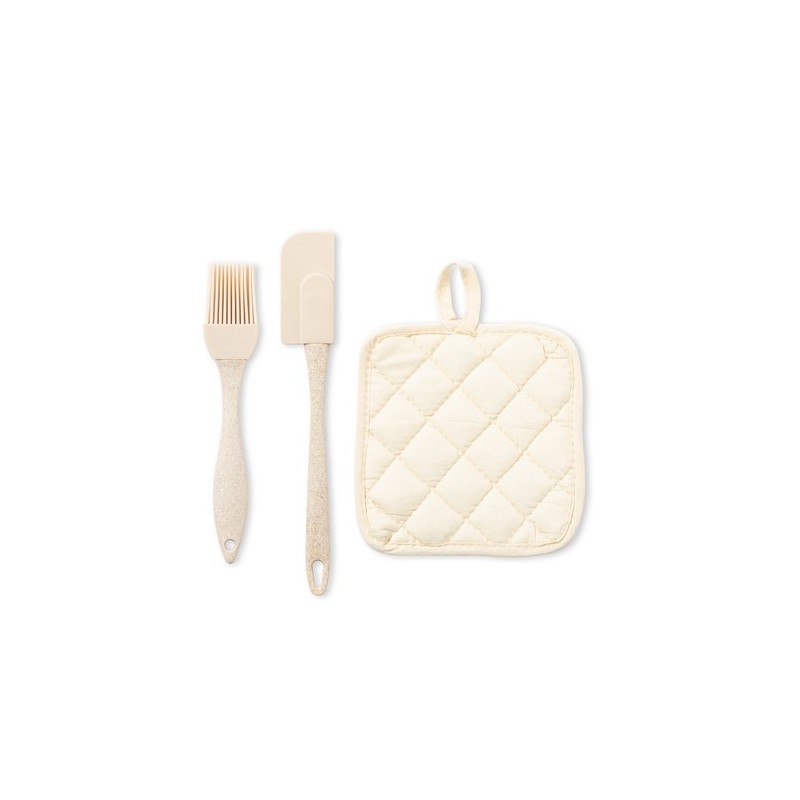 Set Pratiques et Élégants d'Ustensiles de Cuisine Personnalisé Marduk Matières : silicone personnalisable avec votre logo