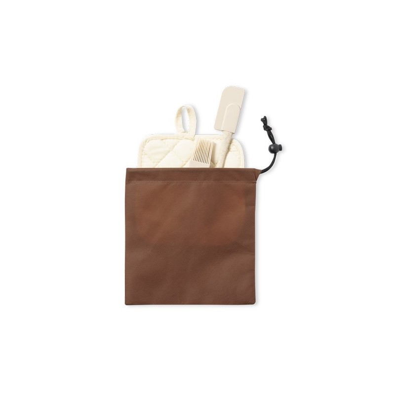 Set Pratiques et Élégants d'Ustensiles de Cuisine Personnalisé Marduk Matières : silicone cadeau collaborateur premium