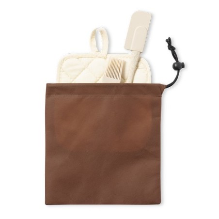 Set Pratiques et Élégants d'Ustensiles de Cuisine Personnalisé Marduk Matières : silicone cadeau collaborateur premium