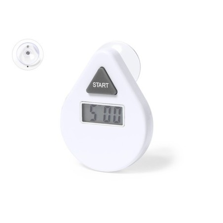 Minuteur Pratique et Durable Personnalisé pas cher Vorad Couleurs : blanc personnalisable avec votre logo