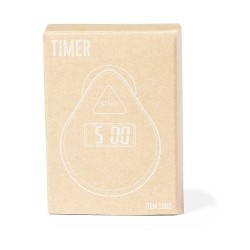 Minuteur Pratique et Durable Personnalisé pas cher Vorad Couleurs : blanc marquage laser ultra précis