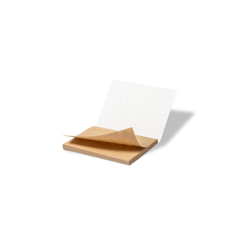 Bloc Notes Éco-responsable Ensemencé Personnalisé Zomek - Papeterie pas cher Couleurs : blanc cadeau entreprise pas cher