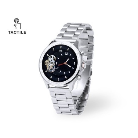 Montre Intelligente Personnalisée Éco-responsable Dant Matières : acier inoxydable Couleurs : argenté personnalisable avec votre