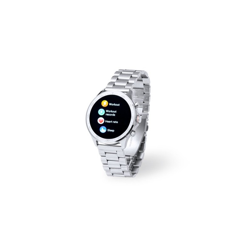 Montre Intelligente Personnalisée Éco-responsable Dant Matières : acier inoxydable Couleurs : argenté marquage laser ultra préci