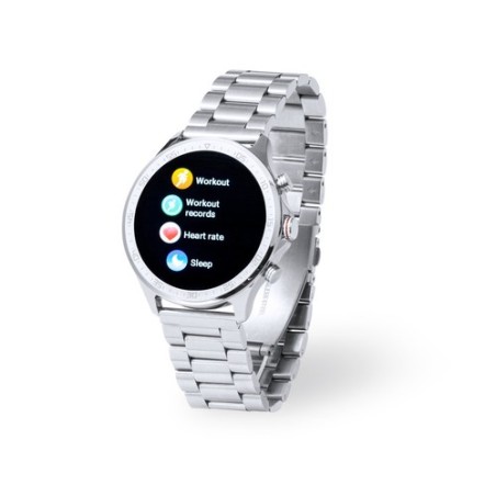 Montre Intelligente Personnalisée Éco-responsable Dant Matières : acier inoxydable Couleurs : argenté marquage laser ultra préci