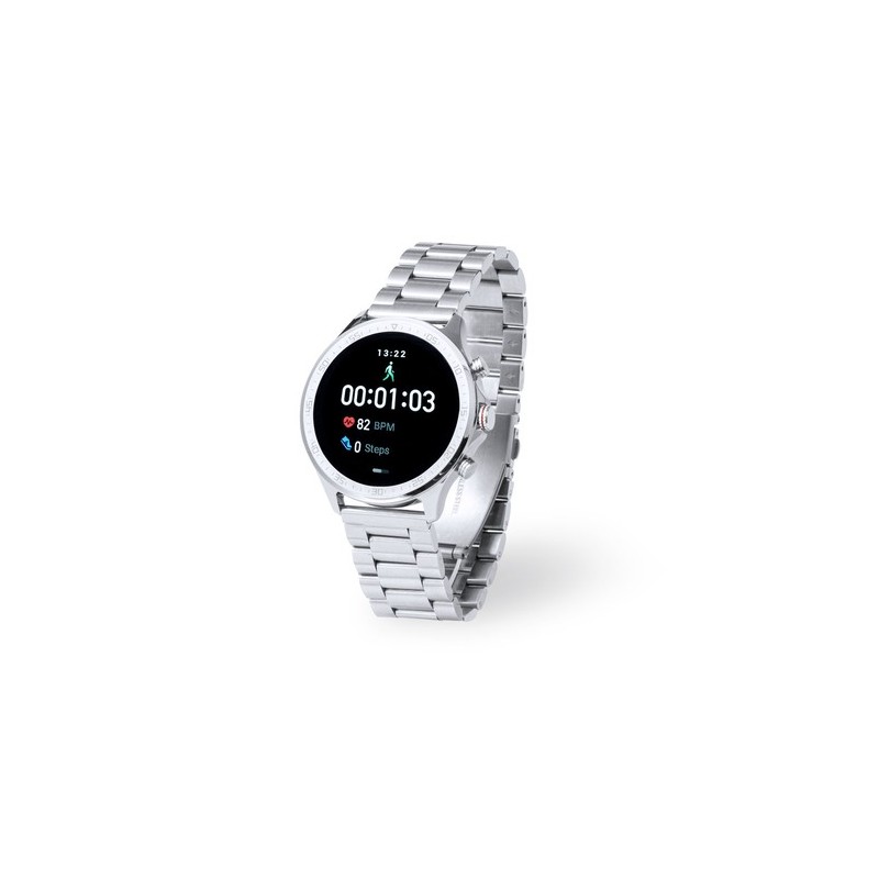Montre Intelligente Personnalisée Éco-responsable Dant Matières : acier inoxydable Couleurs : argenté livraison express 24h 48h