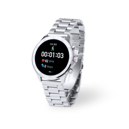 Montre Intelligente Personnalisée Éco-responsable Dant Matières : acier inoxydable Couleurs : argenté livraison express 24h 48h