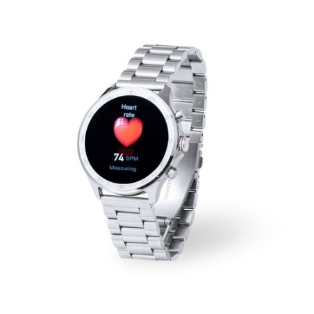 Montre Intelligente Personnalisée Éco-responsable Dant Matières : acier inoxydable Couleurs : argenté objet promotionnel éco-res