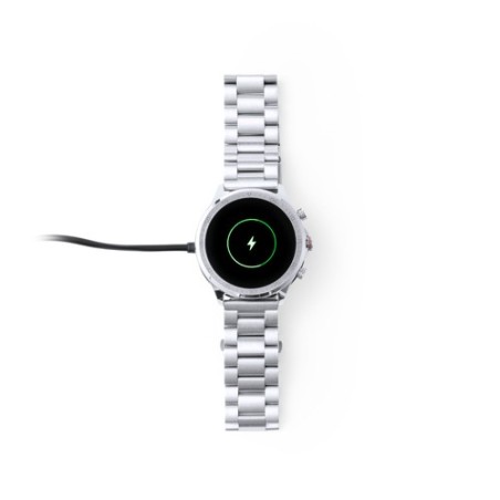 Montre Intelligente Personnalisée Éco-responsable Dant Matières : acier inoxydable Couleurs : argenté personnalisation rapide en
