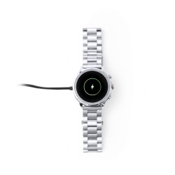 Montre Intelligente Personnalisée Éco-responsable Dant Matières : acier inoxydable Couleurs : argenté objet publicitaire robuste