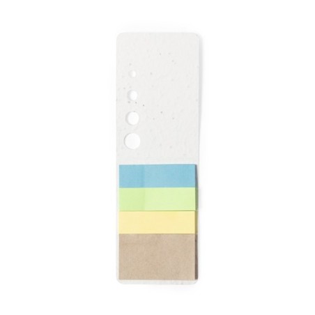 Bloc Notes Éco-responsable Ensemencé Personnalisé Amenti - Pratique et Abordable Couleurs : blanc marquage laser ultra précis