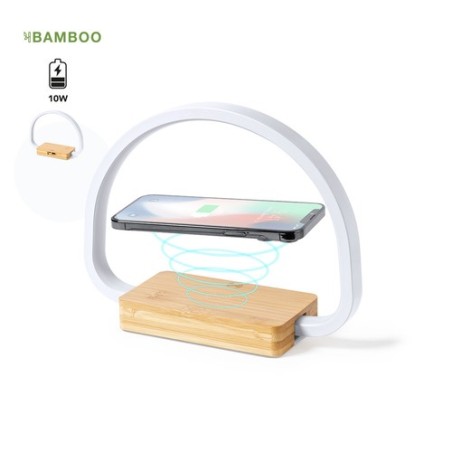 Lampe Chargeur Éco-responsable et Pratique Personnalisée - Labrum Matières : bambou