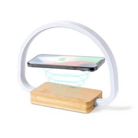 Lampe Chargeur Éco-responsable et Pratique Personnalisée - Labrum Matières : bambou goodies publicitaire événementiel