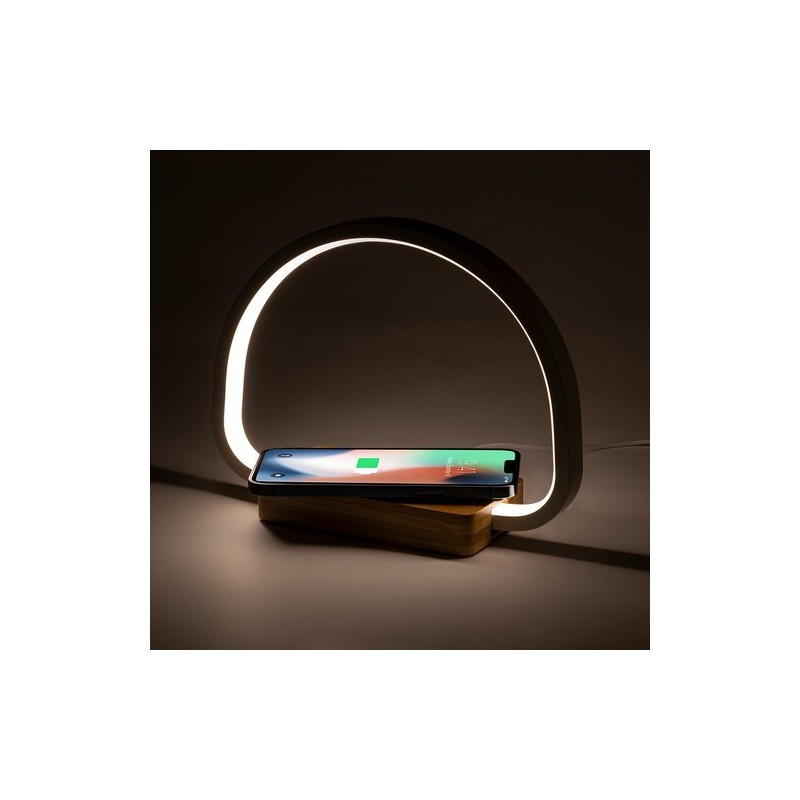 Lampe Chargeur Éco-responsable et Pratique Personnalisée - Labrum Matières : bambou marquage laser ultra précis