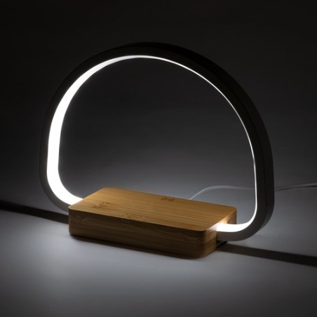Lampe Chargeur Éco-responsable et Pratique Personnalisée - Labrum Matières : bambou livraison express 24h 48h